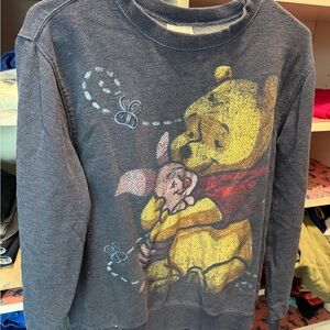 Vintage Winnie the Pooh sweatshirt size L disney store
